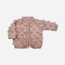 Popcorn Cardigan - Blueberry Hill