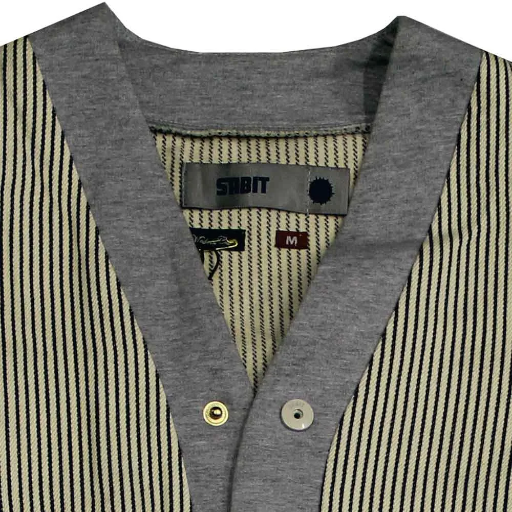 Sabit Nyc Cardigan Grey and Cream