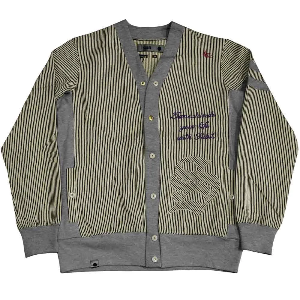 Sabit Nyc Cardigan Grey and Cream