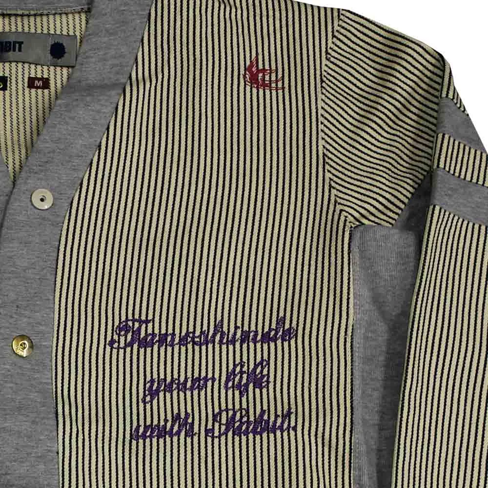 Sabit Nyc Cardigan Grey and Cream