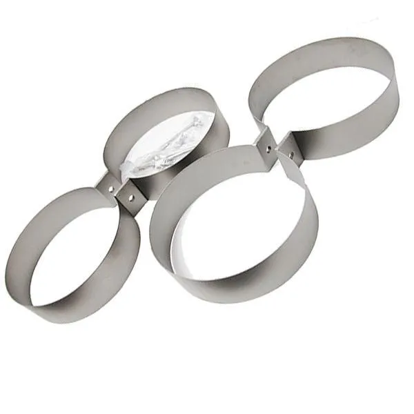 Scuba Tech Diving Stainless Steel Twin Double Tank Mounting Bands - Pair