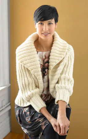 Soft Rib Cardigan (Knit)