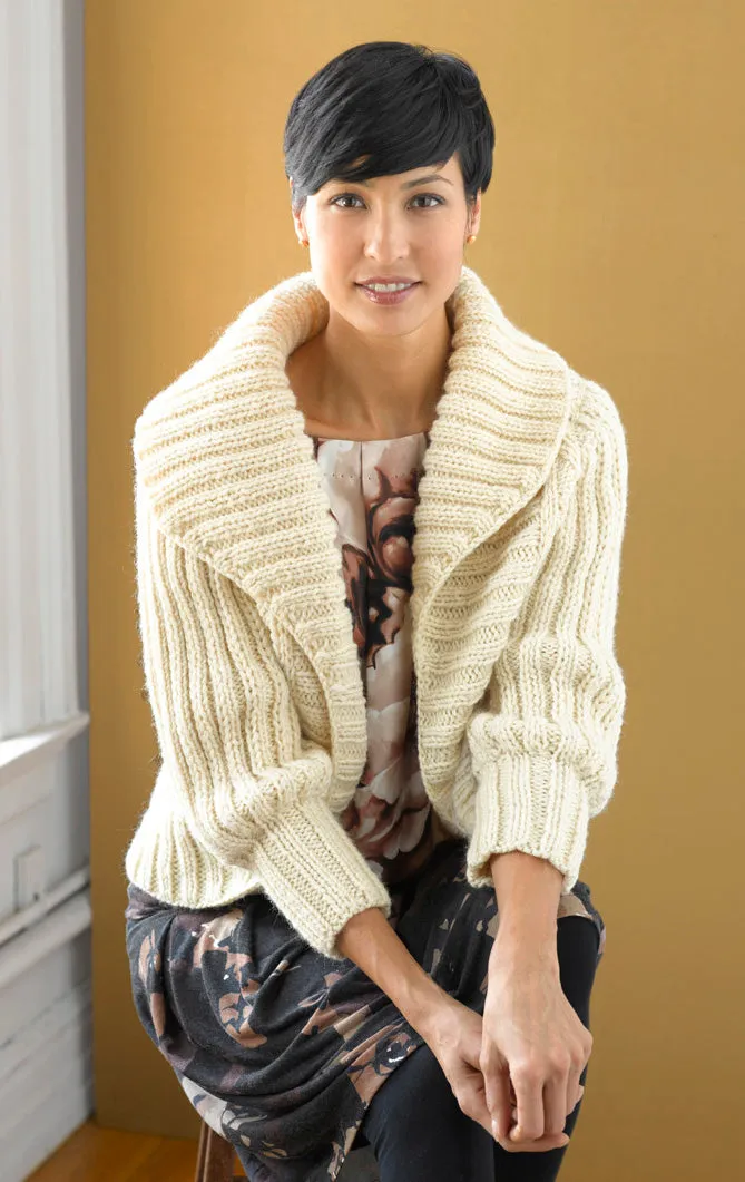 Soft Rib Cardigan (Knit)