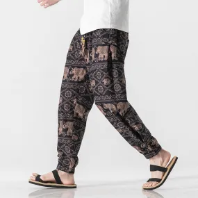 Summer Cotton Harem Pants Thai Style
