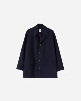 Super140 WOOL PRISONER JACKET .06【NAVY】
