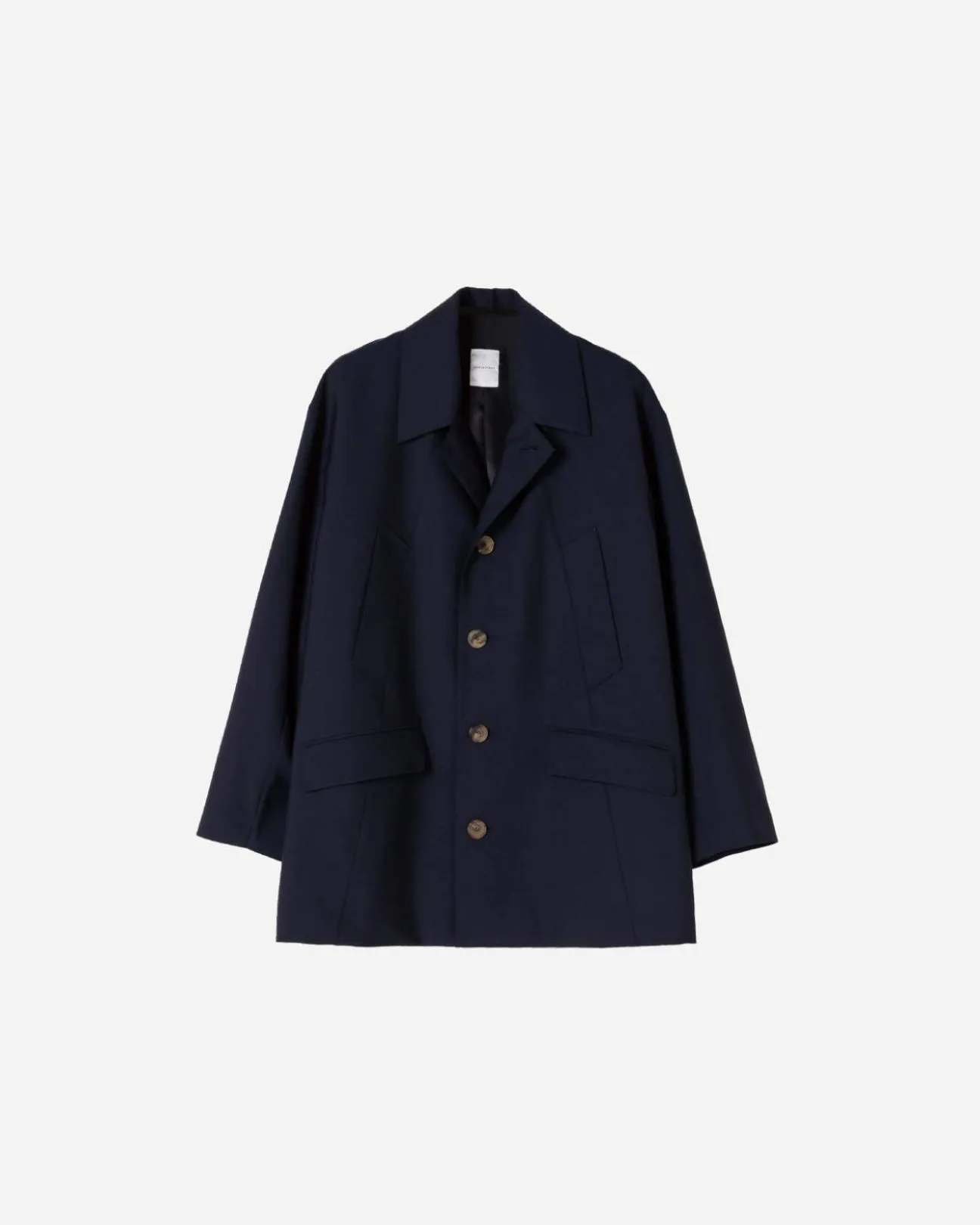 Super140 WOOL PRISONER JACKET .06【NAVY】