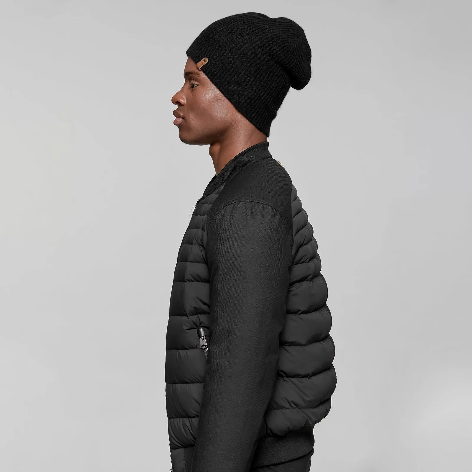Tazio Knit Beanie (Black)