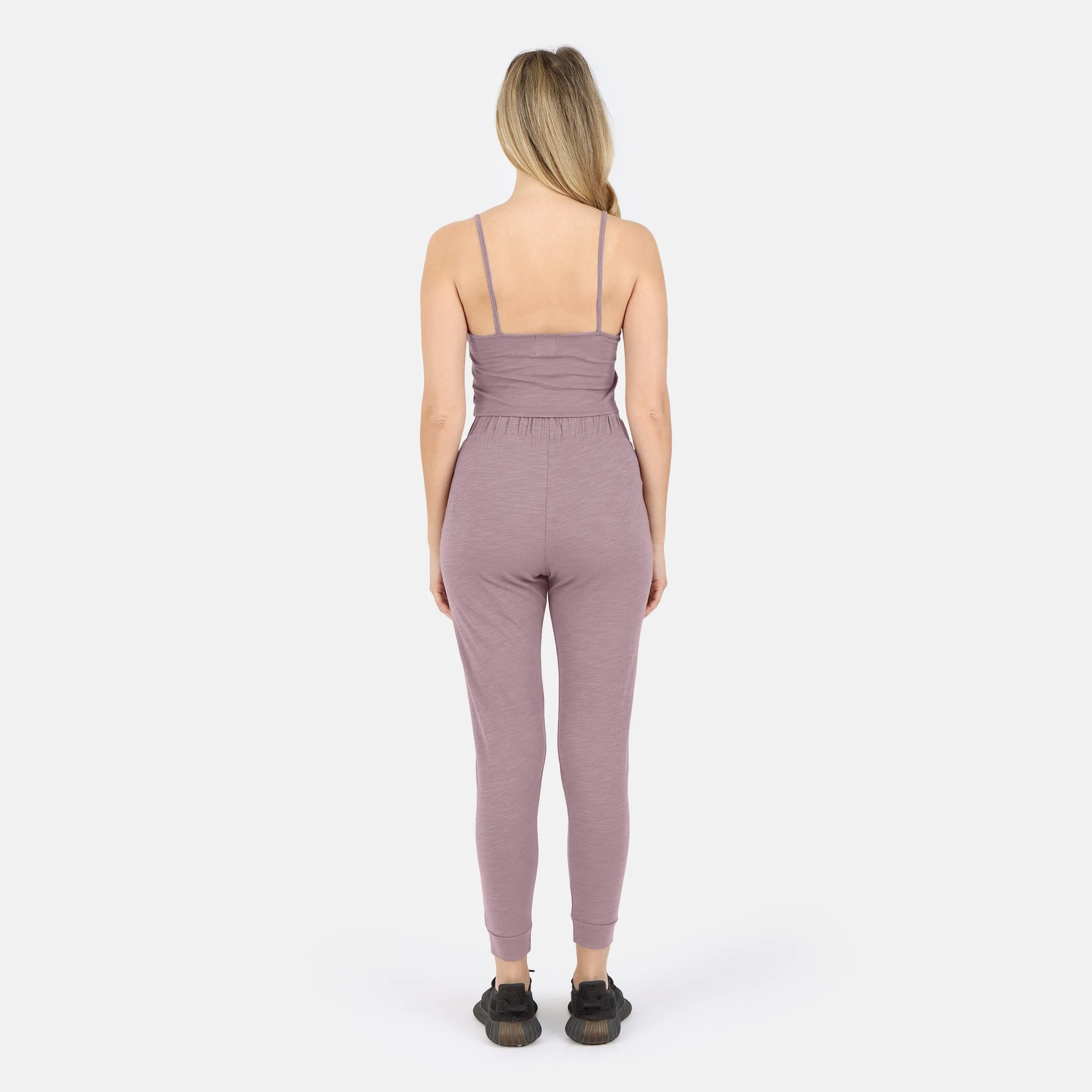 Tegan Cotton Cami Tank - Dusty Orchid