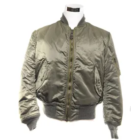USAF US AIR FORCE FLIGHT JACKET MA-1 MA1 1985 SIZE MEDIUM