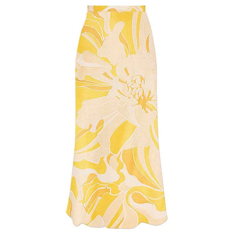 Vicki 3D Ruffled Swimsuit and Floral Sarong Set