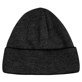 W6467 - Unisex Wooly Knitted Beanie Ski Hat Warm Winter Turn Up Chunky