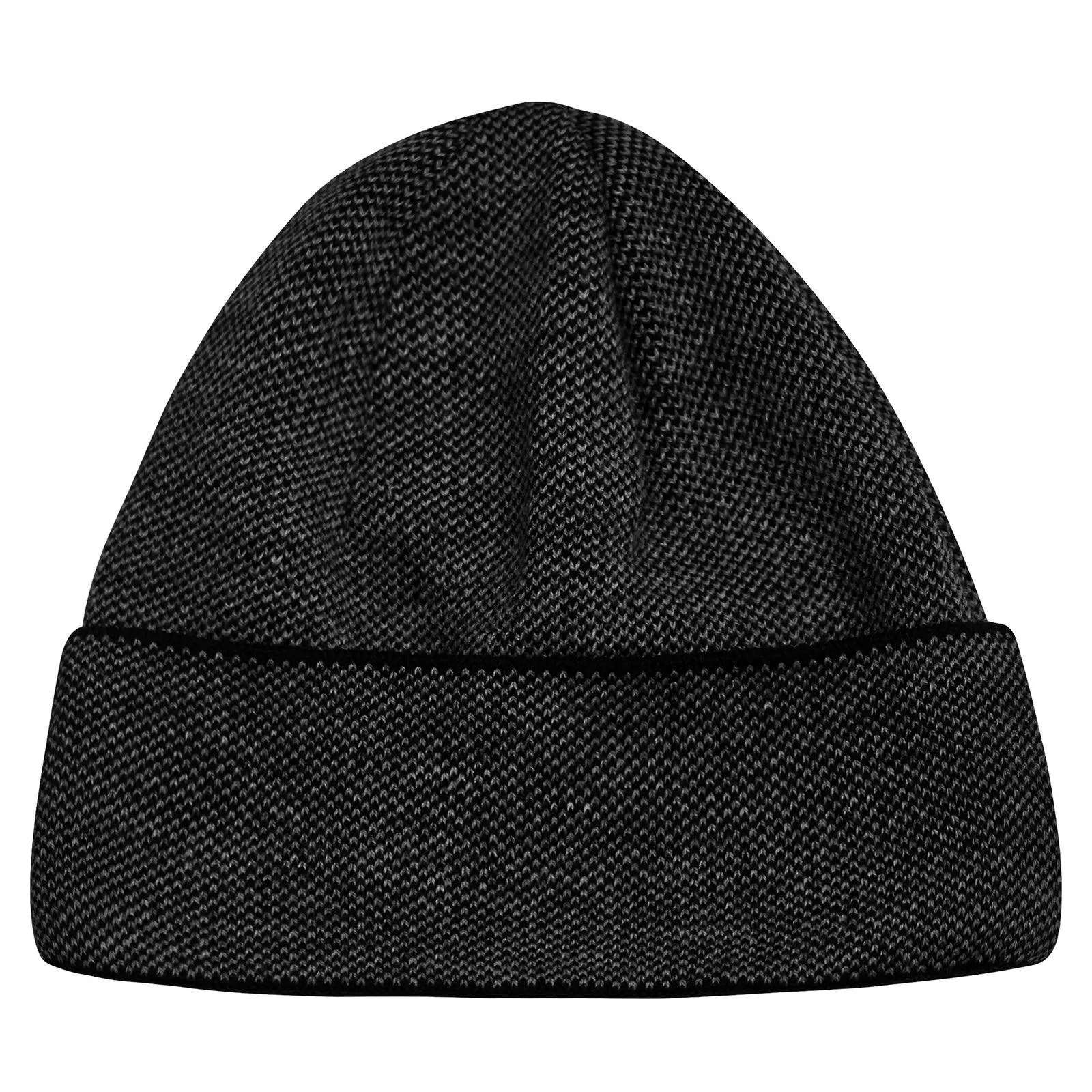 W6467 - Unisex Wooly Knitted Beanie Ski Hat Warm Winter Turn Up Chunky