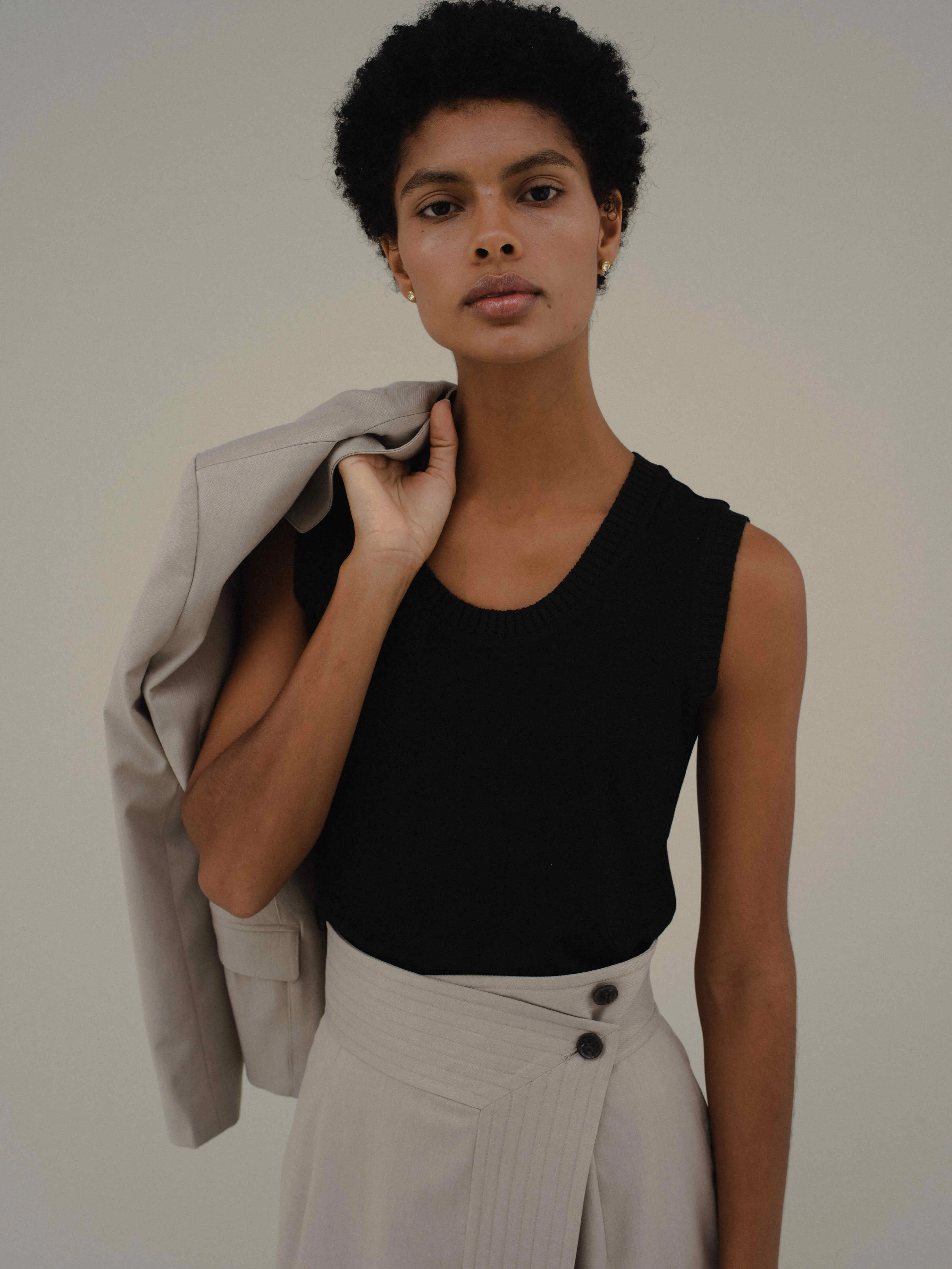 Waist Shape Tailored Jacket