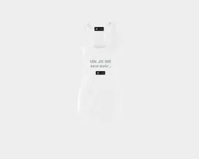White Tank Top - UN JE NE SAIS QUOI...