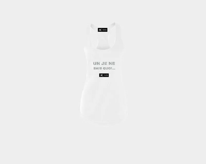 White Tank Top - UN JE NE SAIS QUOI...