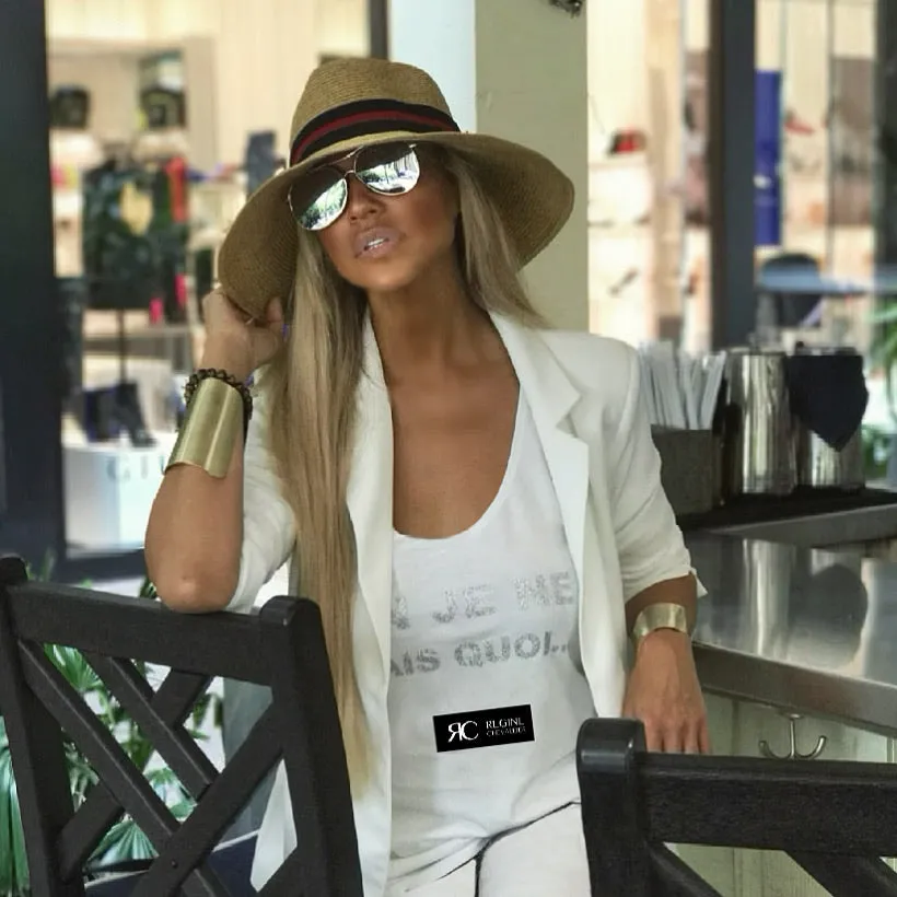 White Tank Top - UN JE NE SAIS QUOI...