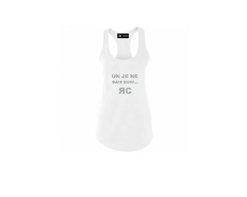 White Tank Top - UN JE NE SAIS QUOI...