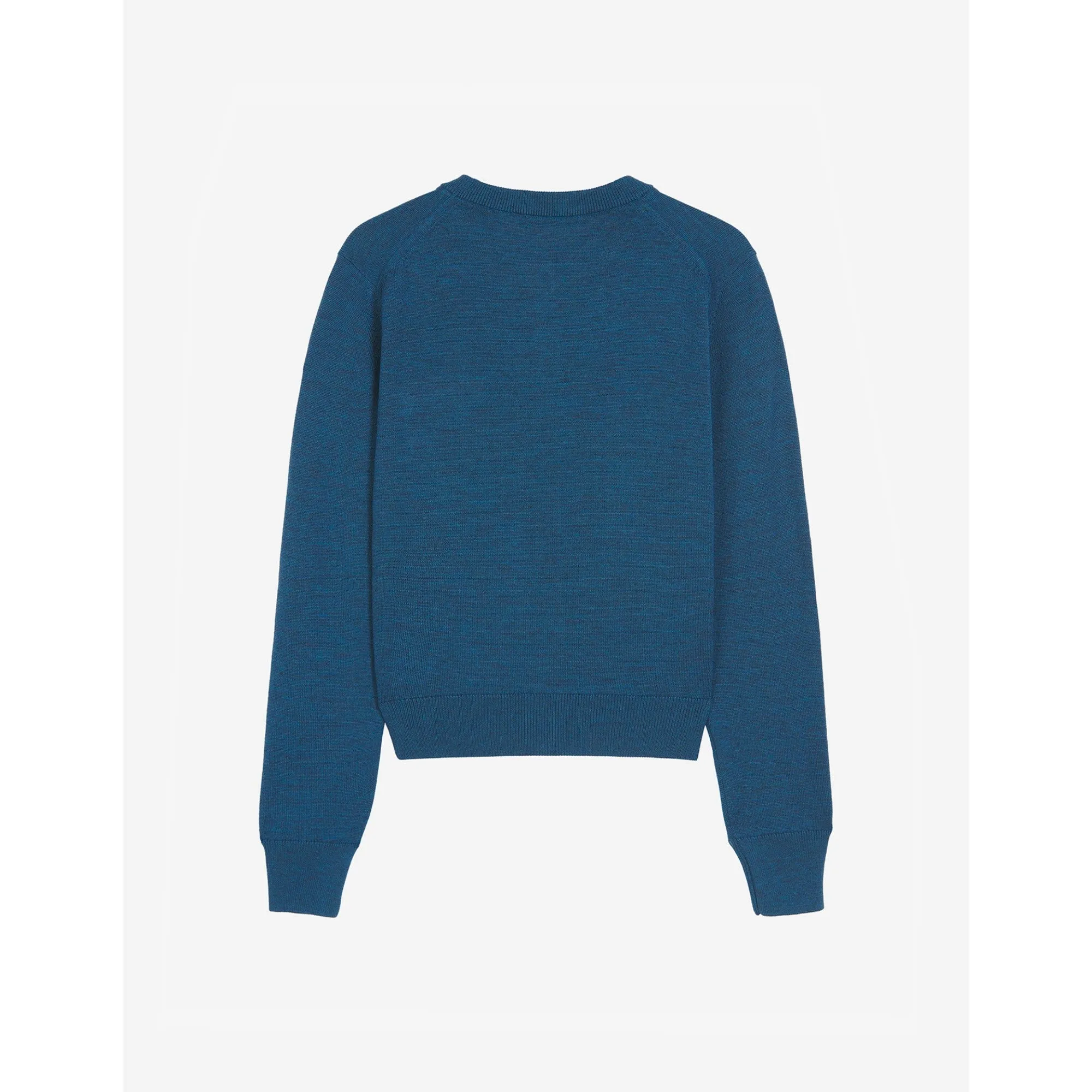 Women 11-11 Patch Regular Cardigan - Blue Sapphire