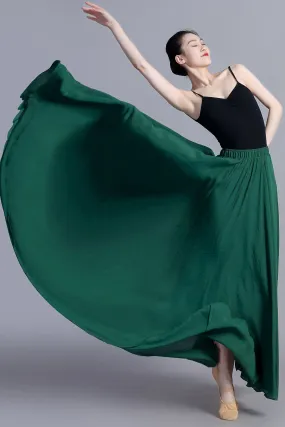 Women Green Linen maxi skirt, Plus size skirt for women 3389